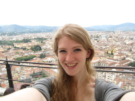 me at the top of the Duomo